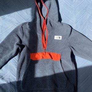 NORTHFACE SHERPA FLEECE HOODIE